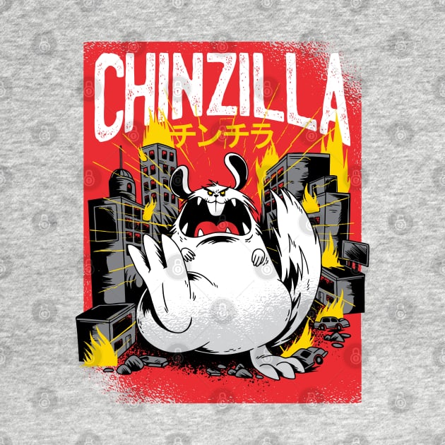 Godzilla "Chinzilla" Classic Movie Parody by HiFi Tees